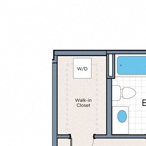 Leo at Waterfront Station Apartments Washington DC One Bedroom One Bath D floor plan Leo at Waterfront Station Apartments Washington DC One Bedroom One Bath D floor plan